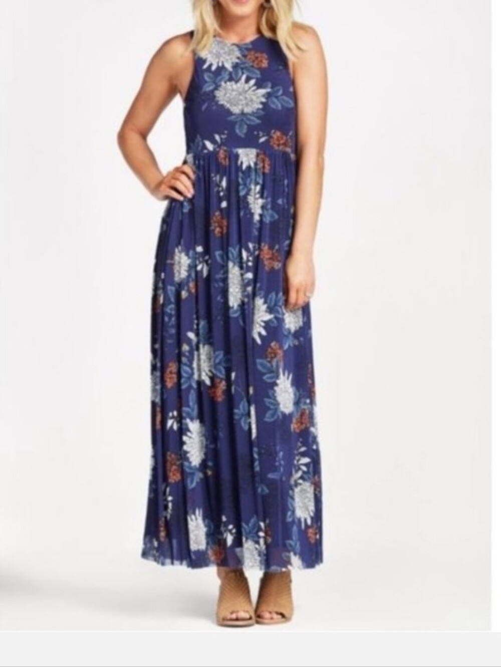 Anthropologie Sunday In Brooklyn Floral Maxi Dress